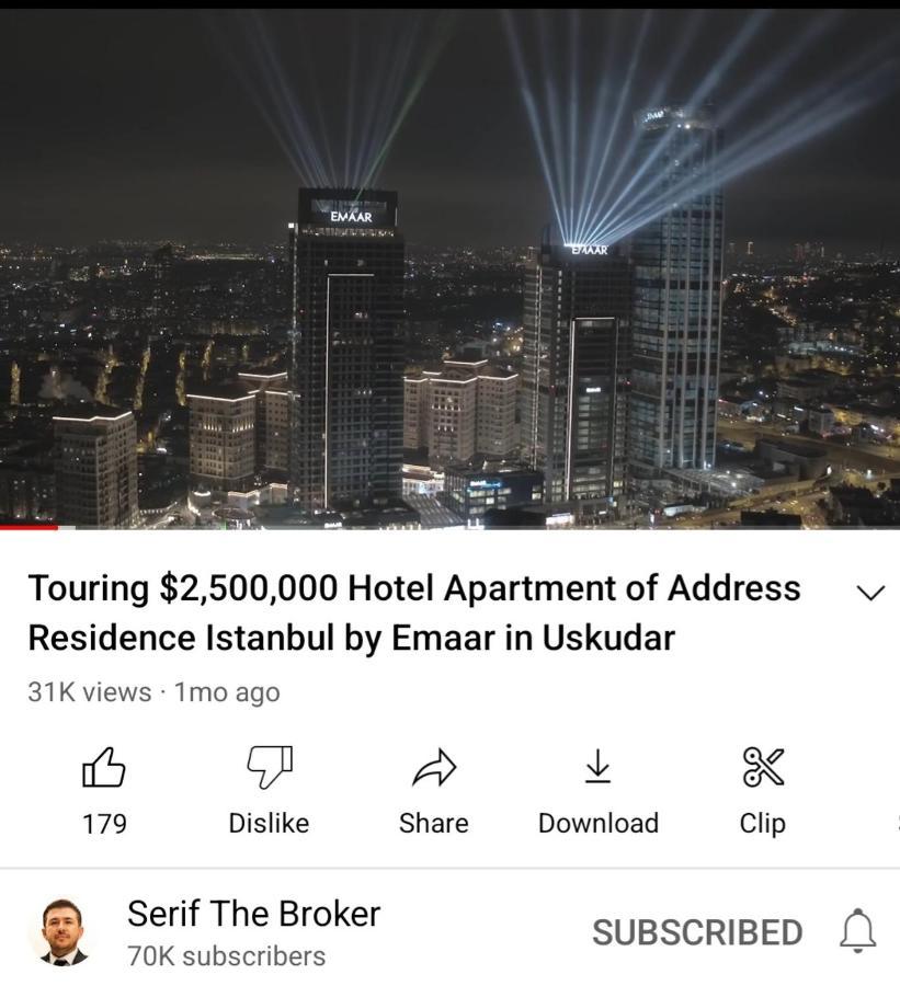 Serviced Luxurious 3+1 In Address Emaar Square Isztambul Kültér fotó